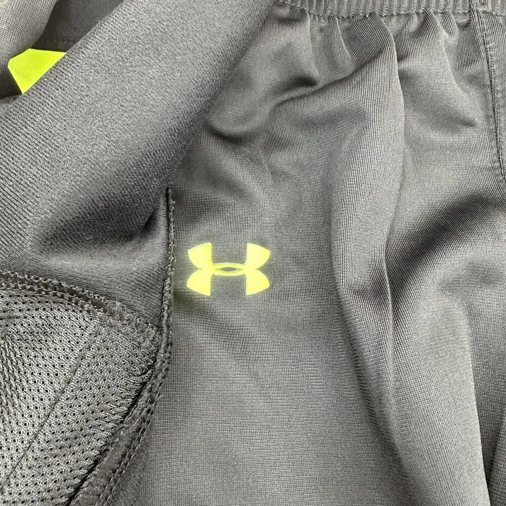 Under Armour Kids Boys Track Suit Full Zip Up Jacket Pants Size 3T Black Green